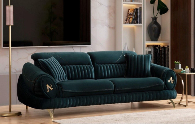 Wohnzimmer Polstermöbel Textil Sofagarnitur 331 Sitzer Modernes Sofa