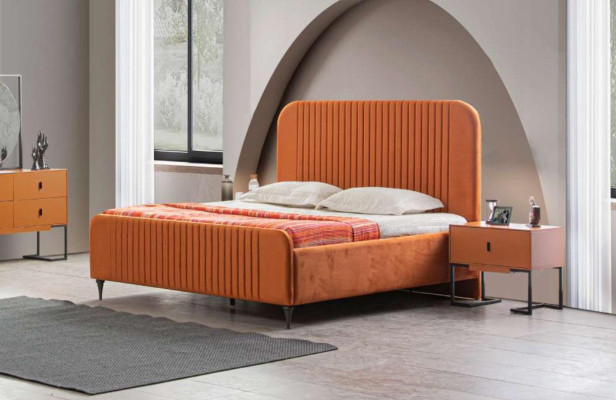 Schlafzimmer Bett 2x Nachttische Luxus Komplette Sets Möbel Zimmer 3tlg