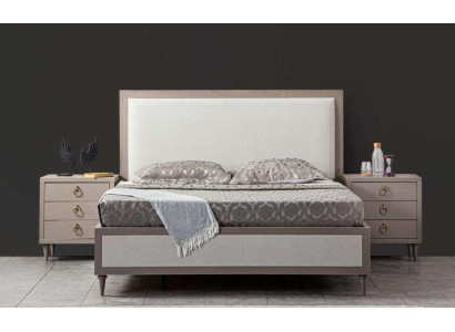 Bett Schlafzimmer Set Design Luxus Bette Neu Möbel 2x Nachttische 3tlg.