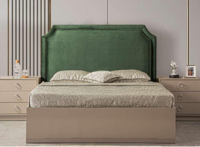 Bett 2x Nachttische Modern Schlafzimmer Möbel Luxus Holz Design 3tlg.