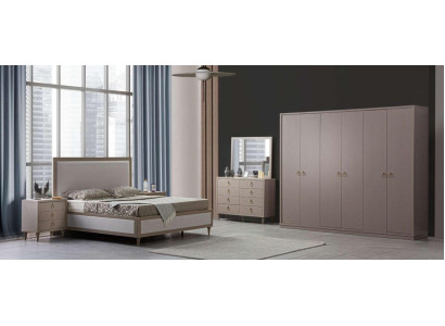 Schlafzimmer Set Bett 2x Nachttische Betten Italienische Stil 5tlg. Neu