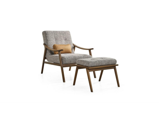 Sofagarnitur Komplette Polstersofa Braun Dreisitzer Sessel Modern 3tlg