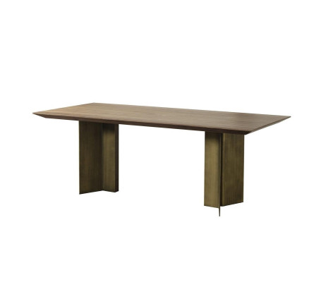 Esszimmertisch Esstisch Tisch Essecke Esszimmer 208 cm Holz Braun Neu