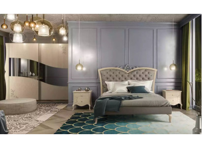 Schlafzimmer Bett 2x Nachttische Luxus Komplette Sets Möbel Zimmer 4tlg.