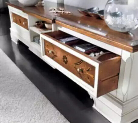 Wohnwand Wohnzimmer Set Weiß Lowboard Wandregale 7tlg Set Wohnwände