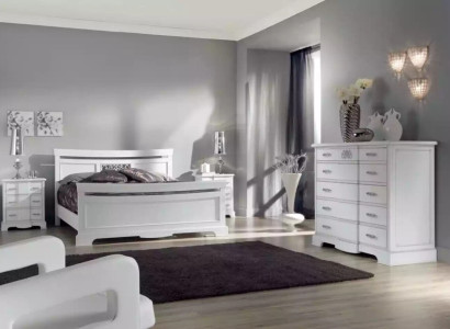 Bett 2x Nachttische 4tlg Schlafzimmer Set Modern Luxus Schlafzimmer Neu