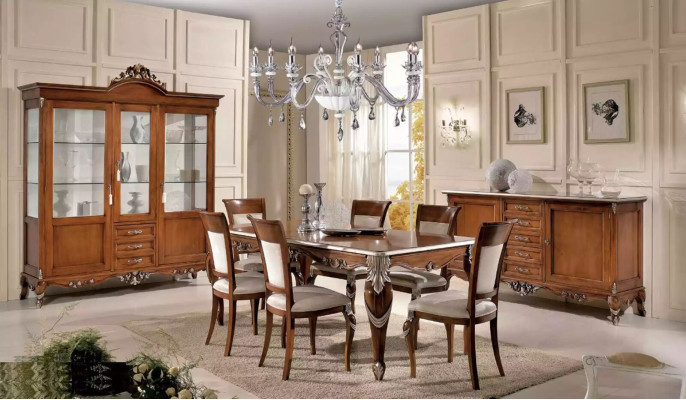 Vitrine Holz Schrank Klassische Vitrinen Holz Design Wohnzimmer Glas