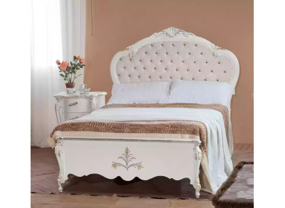 Design Bett 120x200cm Chesterfield Holzbett Betten Hotelzimmer Ehe