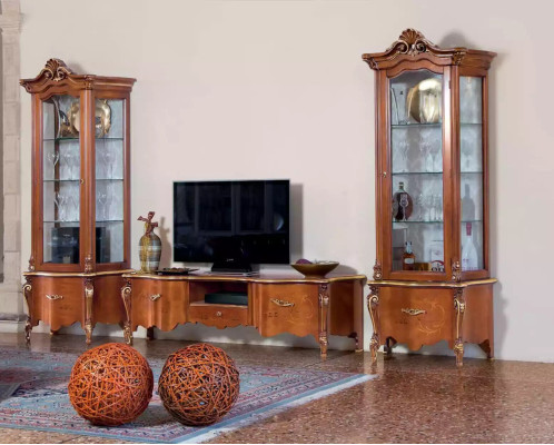 TV-Ständer rtv sideboard tisch holz wohnzimmer braun tv möbel neu
