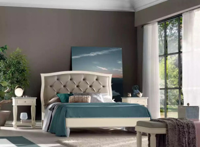 Bett 2x Nachttische 3 tlg. Schlafzimmer Set Design Modern Luxus Gruppe