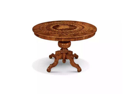 Esstisch Esszimmer Braun Rund Klassische Tisch Design Holz Luxus Möbel