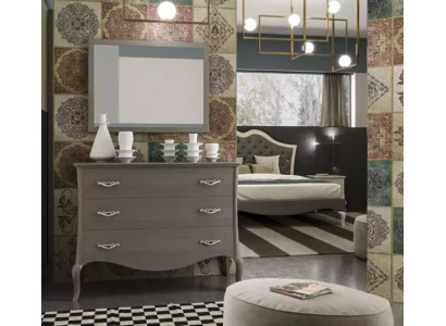 Kommode Spiegel Kommoden Schrank Luxus Regal Möbel Gruppe Neu Set 2tlg.