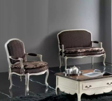 Sofa 2 Sitzer Klassische Polster Design Luxus Couch Sofas Sessel Neu