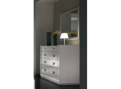 Kommode Spiegel Schrank Regal Konsole Möbel Holzschrank Italy Set 2tlg.
