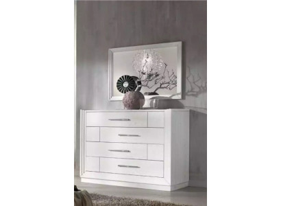Moderne Kommode 2tlg. Set Stil Modern Kommode Spiegel Italienische Möbel