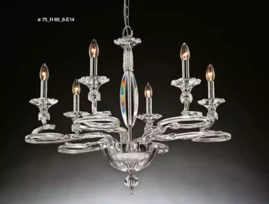 Kristallglas Kronleuchter Lampe Hängeleuchter Klassischer Kronleuchter