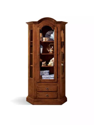 Schränke Vitrine Möbel Holz Luxus Glas Schrank Holz Regal Wohnzimmer