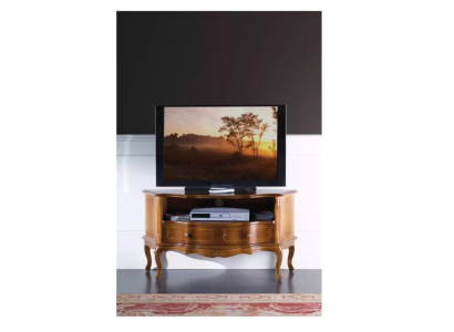 Klassischer Luxus Sideboard Designer TV-Ständer Schubladen Braunes Holz