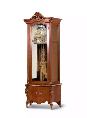 Klassischer TV-Ständer Luxus 2x Vitrine Wohnzimmer Möbel Wohnwand Holz