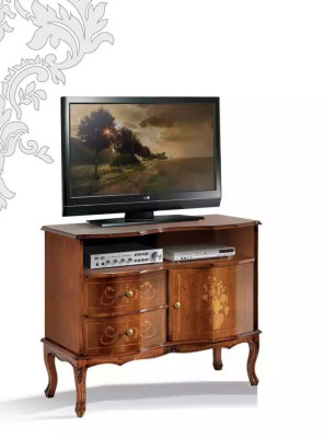 Klassischer TV-Ständer LuxusSideboard Schubladen Wohnzimmer Möbel Holz