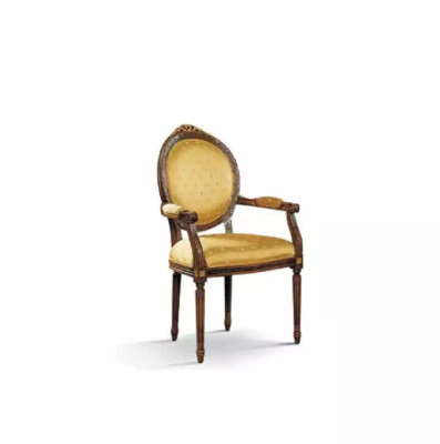 Klassische Stuhl Lehnstuhl Holzstuhl Esszimmerstuhl Luxus Holz Möbel Neu