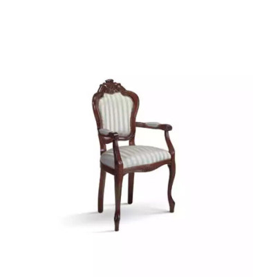 Stuhl Polster Grau Designerstuhl Esszimmer Lehnstuhl Luxus Möbel Neu Artikelzustand: Neu