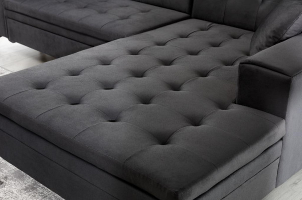 Design Wohnlandschaft L Form Ecksofa Couch Polster Textil Garnitur Sofa Ecke Neu