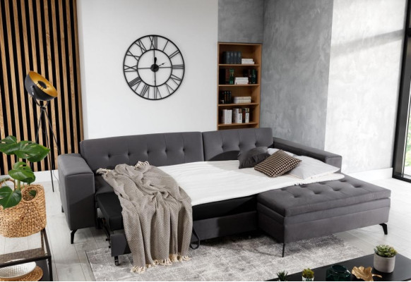 Design Wohnlandschaft L Form Ecksofa Couch Polster Textil Garnitur Sofa Ecke Neu