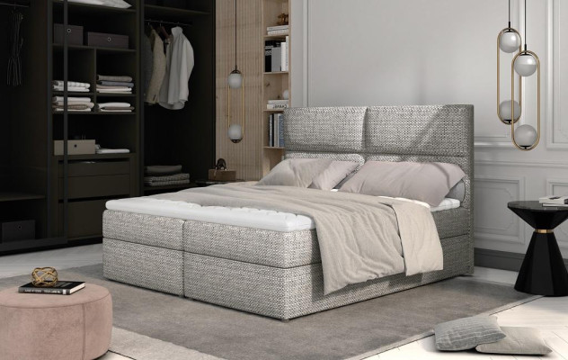 Designer Bett Chesterfield Textil Hotel Betten Doppel Schlafzimmer Luxus 180x200