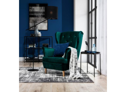 Couch Sofa Sessel Design Sitzer Leder Lounge Club Polster Luxus Ohren