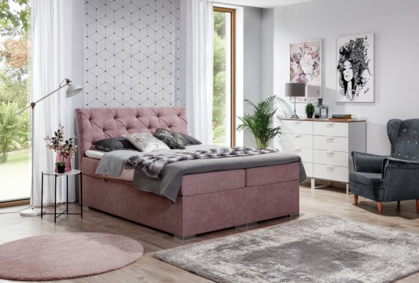Bettkasten Chesterfield Bett Polsterbett Doppelbett Big XXL Designer Bett Neu