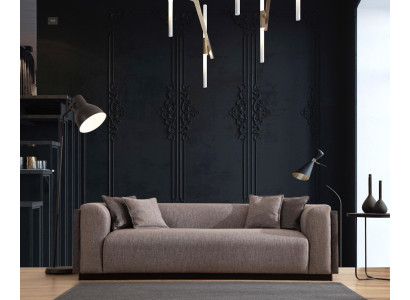 Wohnzimmer Sofa 4 Sitzer Design Polster Couch Modern Luxus Neu Braun