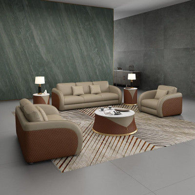 Ledersofa Couch Wohnlandschaft 2 Sitzer Design Modern Sofa Zweisitzer Echtleder