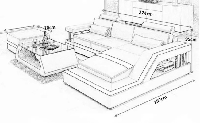 Wohnlandschaft Designer Sofa Ecksofa L Form Modernes Sofa Eckgarnitur