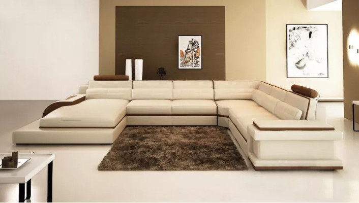 Moderne Wohnlandschaft Ecksofa Sofa Couch Polster Eckgarnitur 2tlg.