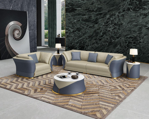 Sofagarnitur 3+1 Sitzer Sofas Couch Polstergarnitur Möbel Couchen Leder Büro Neu
