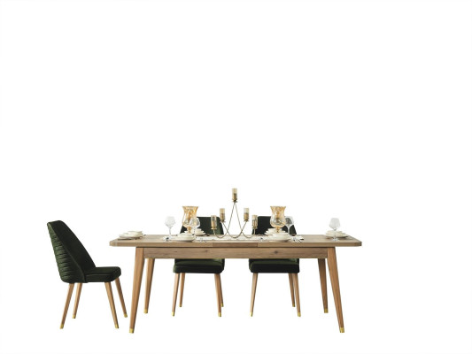 Esstisch Tisch Gruppe Esszimmer Wohnzimmer Garnitur Holz Design Tische Neu
