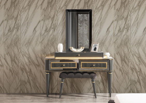 Schminktisch Konsole Schlafzimmer Möbel Kommode Konsolen Design Hocker Set