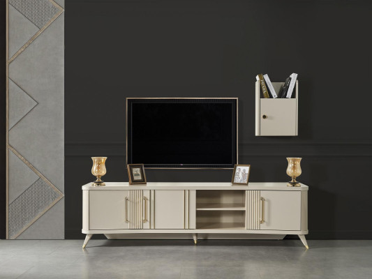 Kommode rtv Tisch Sideboard Wohnwand Wand Regale Konsole Kommoden tv