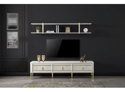 tv Ständer Kommode rtv Ständer Holztisch Wandregal modernes Design neu