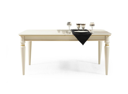 Esstisch Tisch Esszimmer Tische Luxus Holz Weiß Design Modern Italienische Möbel