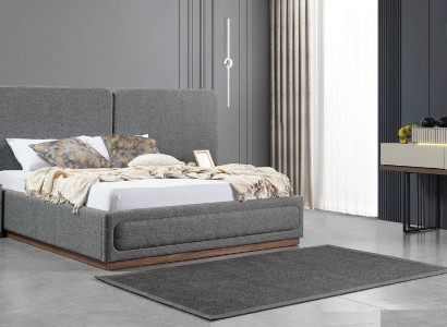 Bett 2x Nachttische Schminktisch Luxus Designermöbel Bettgarnitur 4-tlg