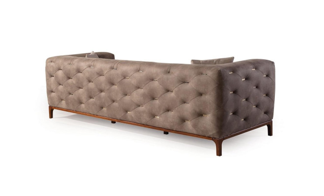 Chesterfield Design Sofa Polster Couchen Modern Sofagarnitur 3+3+1 Set