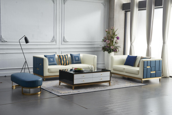 Sofagarnitur 3+2 Sitzer Moderne Garnitur Sitzgruppe Sofa Luxus Couchen