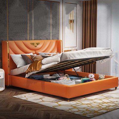 Schlafzimmer Bett Nachttische 3 tlg. Set Design Luxus Betten Holz Doppelbett NEU