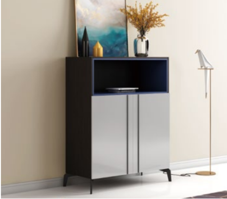 Design Kommode Anrichte Side Lowboard Schrank Regal Dekorative Luxus Wohn