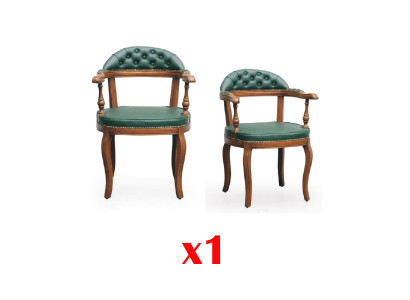 Chesterfield Stuhl Esszimmer Design Lehnstuhle Luxus Echtholz Stühle