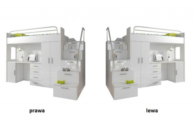 Doppelstockbett Schwarz Tisch Schrank Multifunktion Etagen Hochbett Kinderzimmer