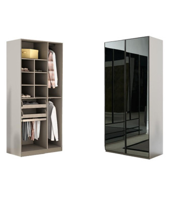 Spiegelschrank Eckschrank Schlafzimmer Kleiderschrank Luxus Schränke Möbel Glas