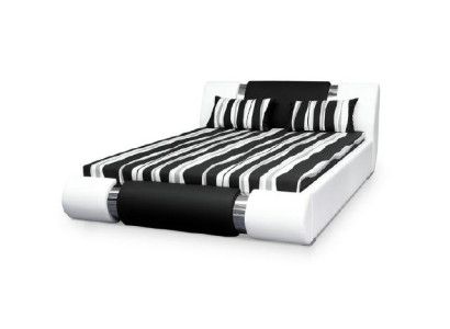 Lit Cuir Cadre Du en 140/160/180x200cm Capitonné Design Double Made IN Eu